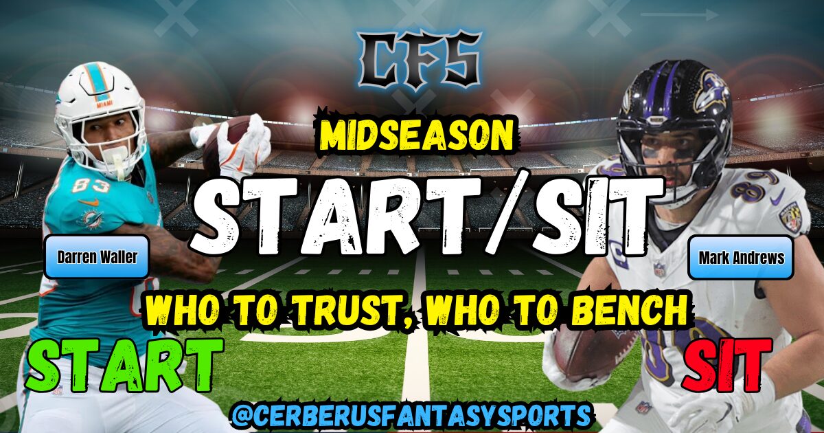 Midseason Start/Sit Adjustments: Fantasy Football Week 5 Guide for Key Lineup Decisions